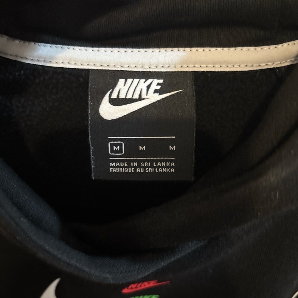 Nike Black Hoodie with Vibrant Logo Accents - Picture 4 of 4
